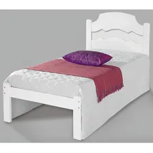 Cama Solteiro Iris Cambel M贸veis Flex Color Branco Bf Foto mini 1