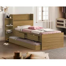 Cama Solteiro Isa Com Auxiliar Freij贸 Foto mini 1