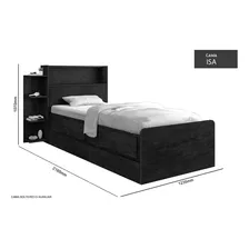 Cama Solteiro Isa Com Auxiliar Freij贸 Foto mini 4
