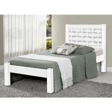 Cama Solteiro Laila J&a M贸veis Branco / Lilas Dd Foto mini 2