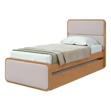 Cama Solteiro Loop Tecido Corano Com Cama Auxiliar Foto mini  2