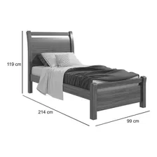 Cama Solteiro Lopas Reali - Branco Foto mini 3