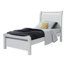 Cama Solteiro Lopas Reali - Branco Foto mini 1