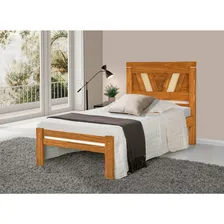 Cama Solteiro Madeira Maciça Mônaco Foto mini 1