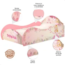 Cama Solteiro Princesa Rosa Com Colchão Foto mini 4
