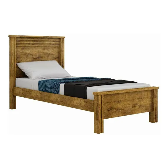 Cama Solteiro Verona Cumaru - Horizonte Foto 1
