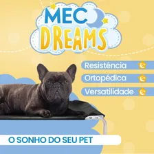Cama Suspensa Pet Ortopédica Leve Resiste Alumínio Poliéster Tamanho M Higiênica Cor Preto Mec Dreams Mec G Pet Foto mini 4