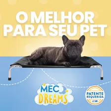 Cama Suspensa Pet Ortopédica Leve Resiste Alumínio Poliéster Tamanho M Higiênica Cor Preto Mec Dreams Mec G Pet Foto mini 2