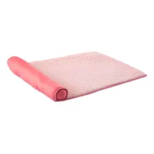 Cama Tapete Colchonete Refrescante Cães Gatos P 60x40 Cor Rosa Foto mini  2