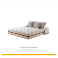 Camabox Baú+colchão Superking Classi Molapocket 193x203x64cm Cor Bege Foto mini 4