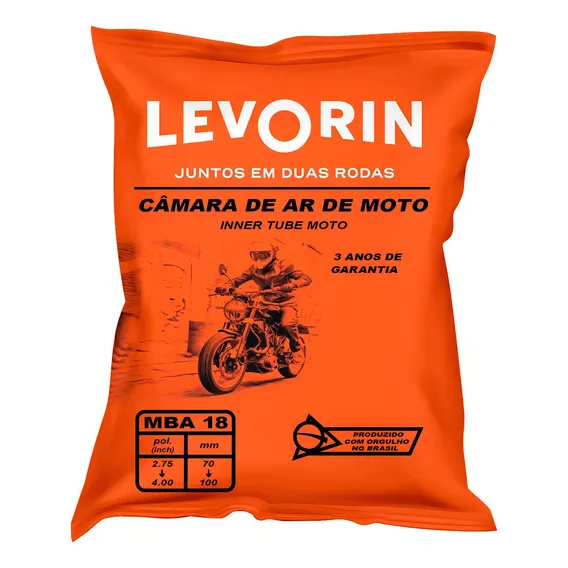 Camara Ar Moto Aro 18 Cg-titan-fan 125-150-160 Levorin Foto 1