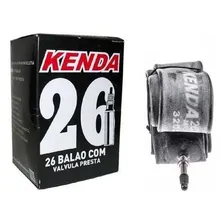 Camara De Ar Bicicleta Bike Aro 26 Kenda Válvula Presta 48mm Foto mini 1