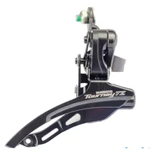 Câmbio Dianteiro Shimano Tourney 31.8mm Cabo Puxa Baixo 42d Foto mini 3