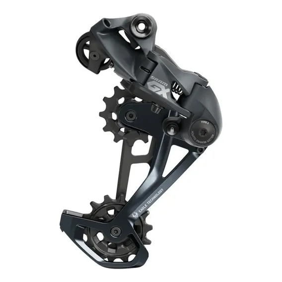 Cambio Traseiro Sram Gx Eagle 12v 1x12 52t Preto Lunar Foto 1