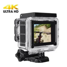 Câmera 4k Filmadora Hd Para Esportes Prova Dágua +acessorios Cor Cinza Foto mini 3