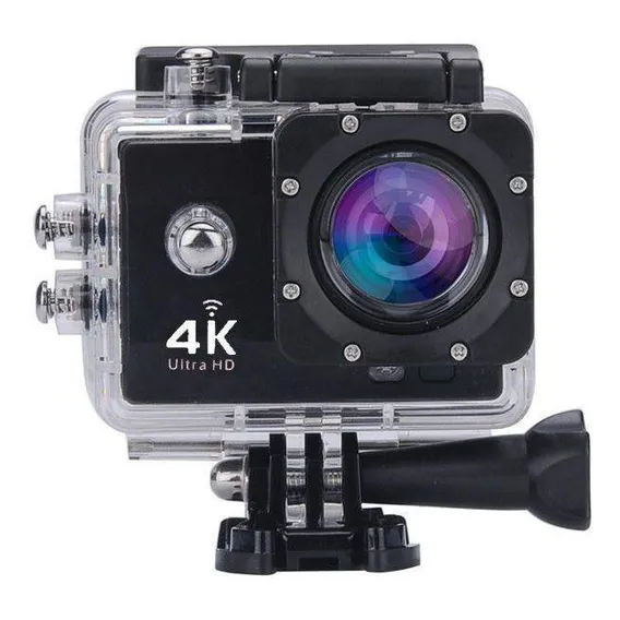 Câmera Capacete Esporte Mergulho Hd 1080p 4k Action Cam Wifi Cor Preto Foto 1