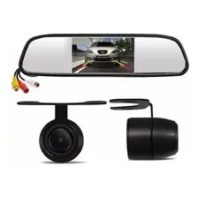 Camera De Re Visao Noturna Espelho Retrovisor Tela Lcd 4,3 Foto mini 3