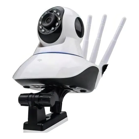 Câmera De Segurança Camera Câmera Ip Sem Fio 360° 3 Antenas Hd Wifi Rj45 Visão Noturna Câmera Ip Sem Fio 360° 3 Antenas Hd Wifi Rj45 Visão Noturna Com Resolução Hd Visão Nocturna Incluída Foto 1