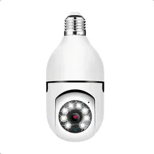 Camera De Segurança Ip Lampada Panoramica Wifi Hd 1080p Espi Cor Branca Foto  mini 1