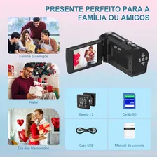 Câmera Filmadora Função Webcam 2.7kultra Qhd Dv Câmera Câmera Filmadora Digital 2.7k Hdmi Vídeo Foto Cameras Digitais Camera Filmadora Camera Filmadora Full Hd Zoom 16x Foto mini  3
