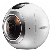 Câmera Filmadora Panorâmica Samsung Gear 360° - Imobiliária Cor Branco Foto mini  3