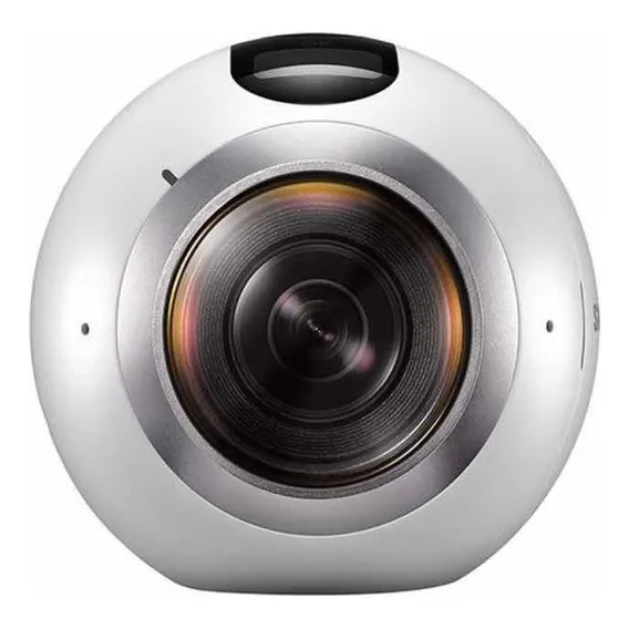 Câmera Filmadora Panorâmica Samsung Gear 360° - Imobiliária Cor Branco Foto 1