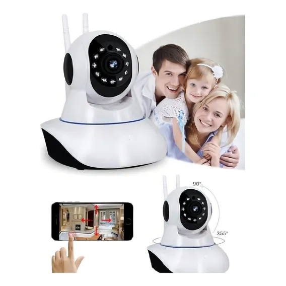 Camera Ip Robo Visao Noturna Wireless Wifi Sem Fio 720hd Foto 1