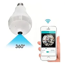 Camera Ip Seguraca Lampada Vr 360 Suporta Sd De Até 32 Gigas Foto  mini 1