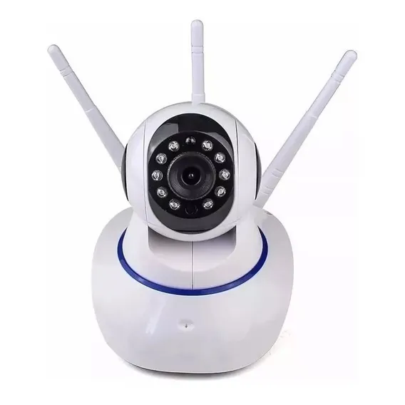 Camera Ip Sem Fio Noturna Hd 720p 1.3 Mp Wi-fi Gira 360 Foto 1