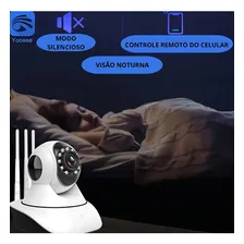 Camera Ip Wifi 3 Antenas Hd 720p App Yoosee/yyp2p Noturna Foto mini 2