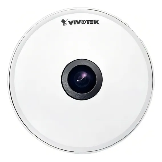 Câmera olho de peixe interna Vivotek Fe9180- /vc de 5 mpx branca Foto 1