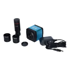 Câmera Para Microscópio 14mp Hdmi Usb Microscopia Cor Azul Foto mini 2