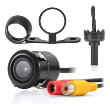 Câmera Ré Automotiva Colorida 2 Em 1 Rca Borboleta E Embutir Foto  mini 1