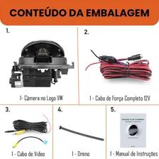 Câmera Ré Retrátil Para Golf Mk7 Mk7.5 Msi Tsi Gti Variant Foto mini  3