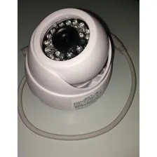Camera Segurança Ccd Câmera Infra Vermelho 24 Leds, Lente Cor Branca Foto mini 2