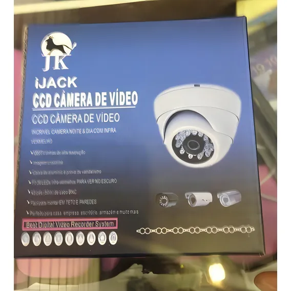 Camera Segurança Ccd Câmera Infra Vermelho 24 Leds, Lente Cor Branca Foto 1