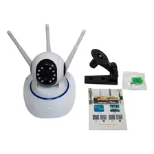 Câmera Segurança Ip Hd 720 Sem Fio Wi-fi P2p Audio 3 Antenas Foto mini 4