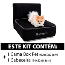 Caminha Box Pet Cabeceira Cachorro E Gato Foto mini 2