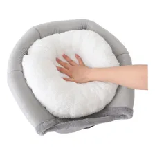 Caminha Cama Tenda Luxo Cabana Toca Para Gatos Iglu 40cm Cinza Foto mini 4