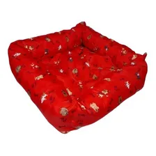 Caminha Para Cachorro Pet Premium Porte Grande N3 70x70cm Cor Vermelho Foto mini 2