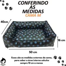 Caminha Pet Retangular Impermeável M Lavável Preta Foto mini  2