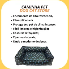 Caminha Pet Retangular Impermeável M Lavável Preta Foto mini 4