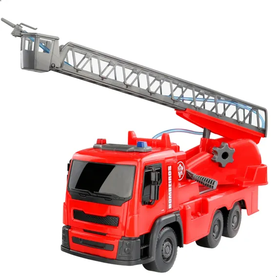 Caminhão Bombeiro Brutale Brinquedo Infantil - Roma Cor Vermelho Foto 1