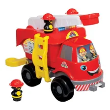 Caminhao Bombeiros Grande Com Som Mercotoys Foto  mini 1