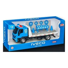 Caminhao Miniatura Iveco Tector Guincho Plataforma 667 Foto mini 1