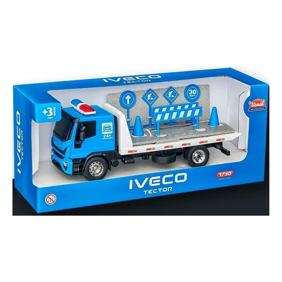 Caminhao Miniatura Iveco Tector Guincho Plataforma 667 Foto 1