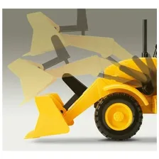 Caminhão Retroescavadeira Wl 1200 Construction - Silmar 6810 Cor Amarelo Foto mini  3