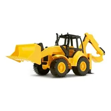 Caminhão Retroescavadeira Wl 1200 Construction - Silmar 6810 Cor Amarelo Foto  mini 1