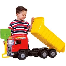 Caminhão Super Caçamba Vermelho - Magic Toys 5050 Foto mini 4