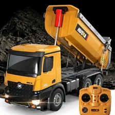Caminhão Truck Huina 1573 Rc 10 Canais Potente E Realístico Cor Mostarda Foto mini 4